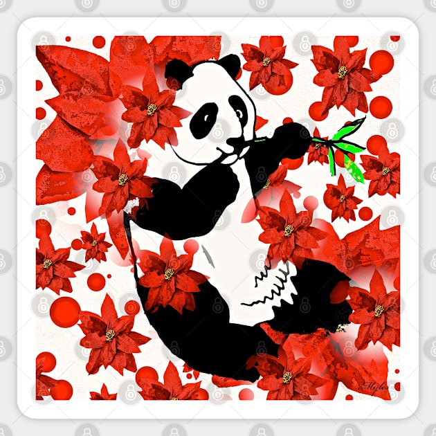 Panda Sticker by Overthetopsm